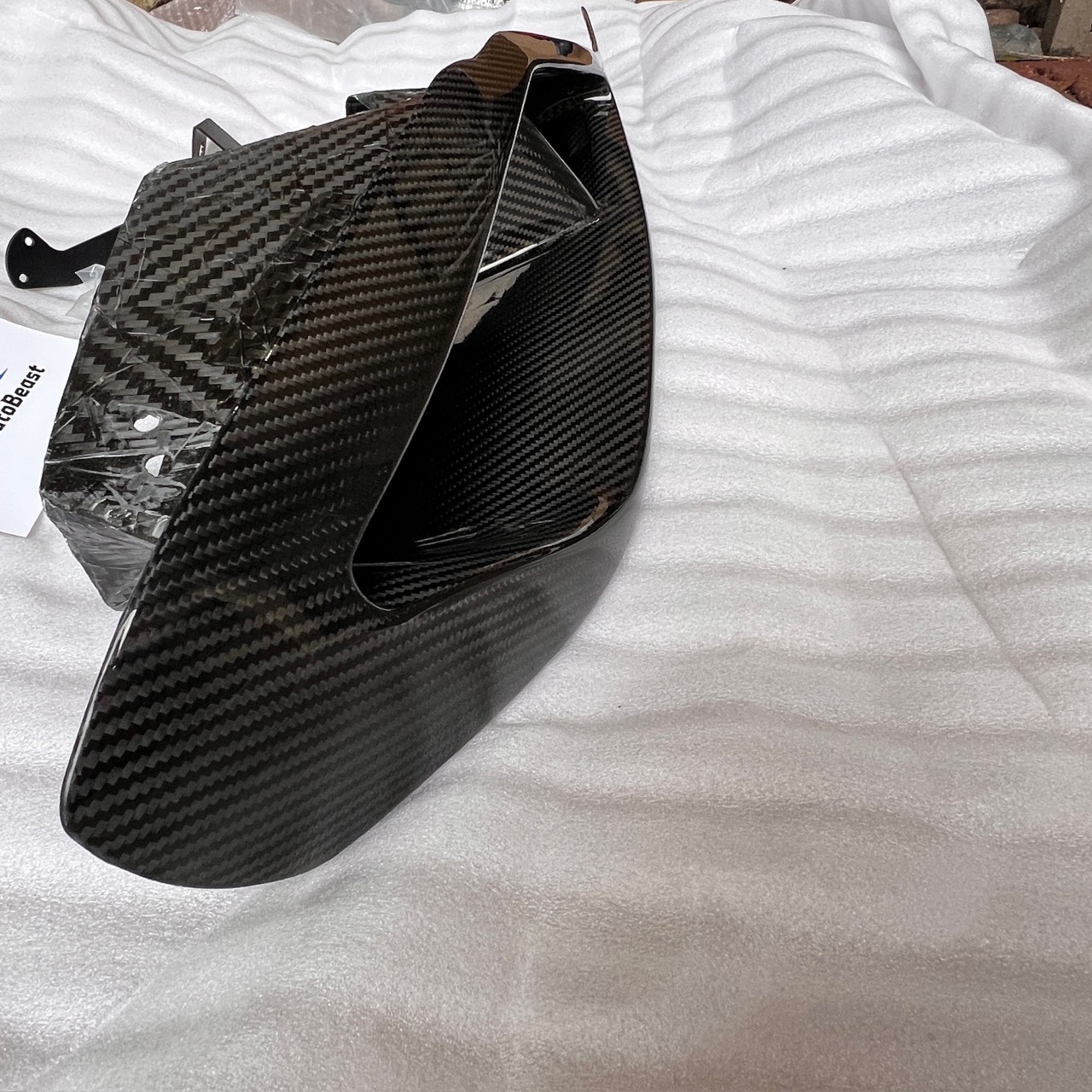 ATTK Style Dry Carbon Fiber Air Duct with Mounting Hardware for Toyota GR Supra A90 A91
