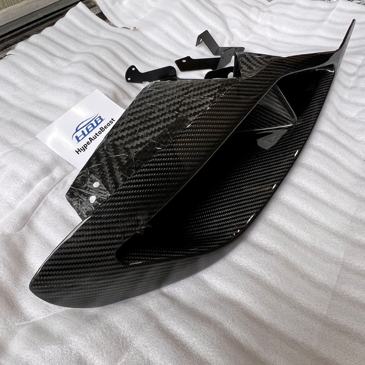 ATTK Style Dry Carbon Fiber Air Duct with Mounting Hardware for Toyota GR Supra A90 A91